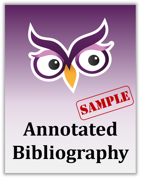 A graphic link to the Annotated Bibliography example