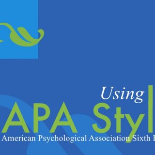 Using APA Style sixth edition