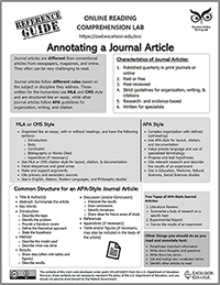 Black and White Thumbnail Annotating a Journal Article