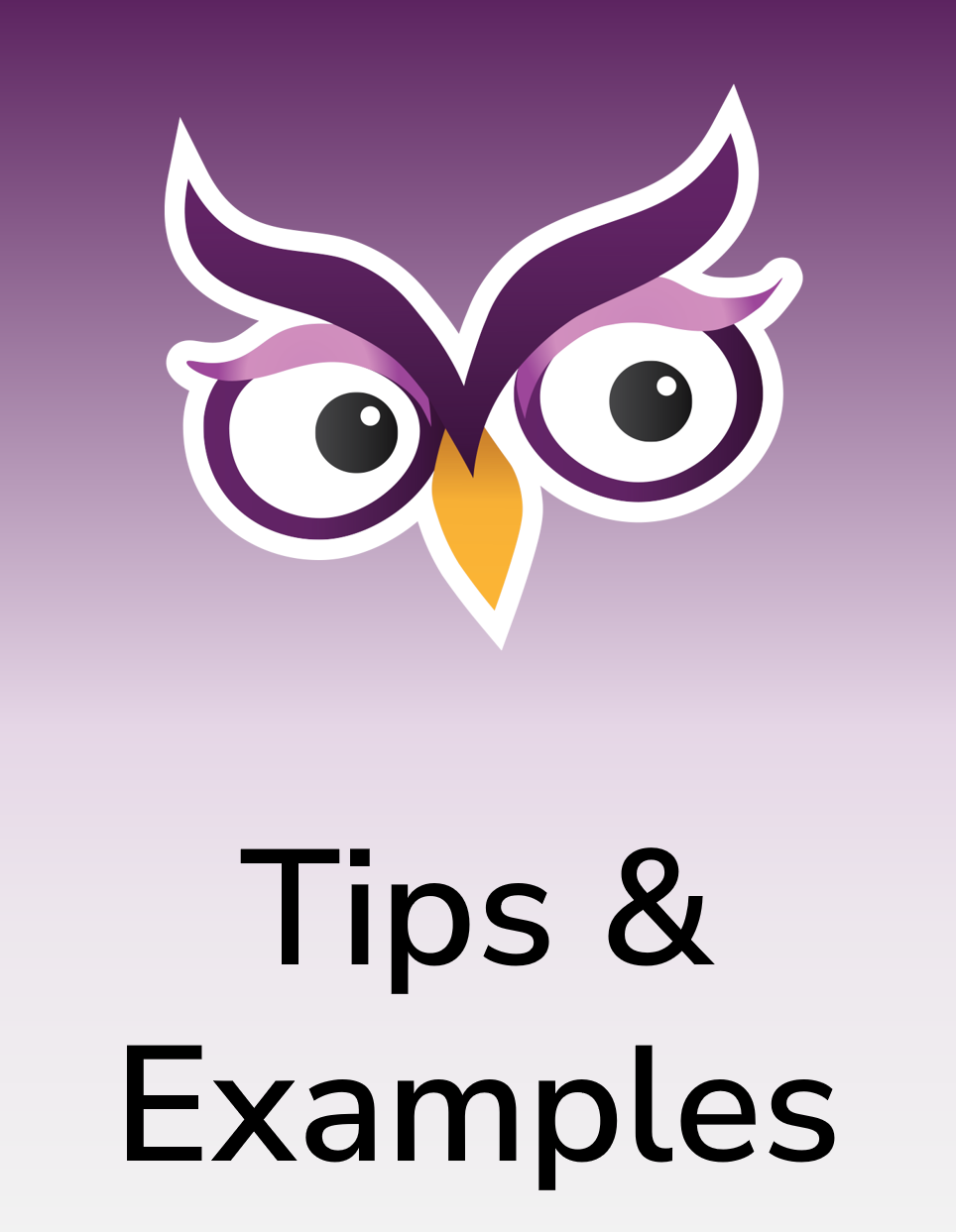 Tips and Examples Thumbnail