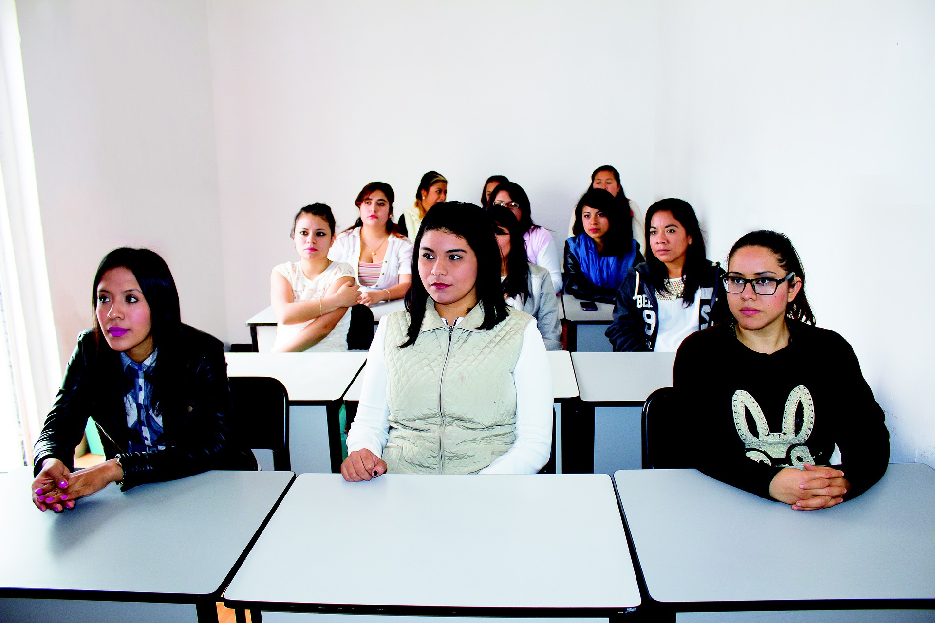 Una pequeña aula universitaria