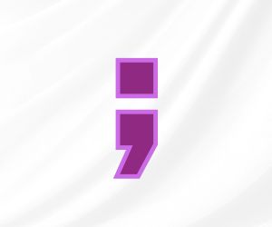 A semicolon