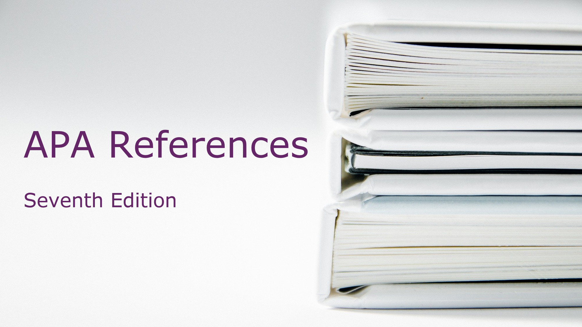 Apa Referencing Poster
